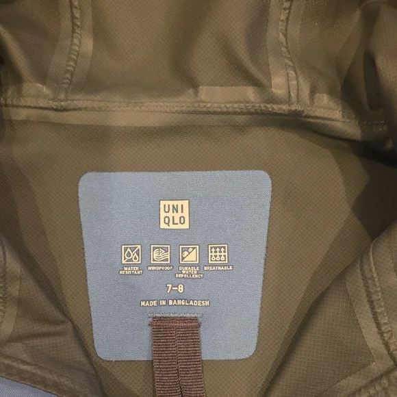 Kids Uniqlo Blue Hooded Jacket A1 - Picture 2 of 4